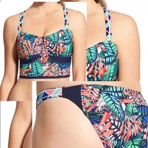 NWT Athleta Hanalei Two-piece Swim Set Size 32D/M